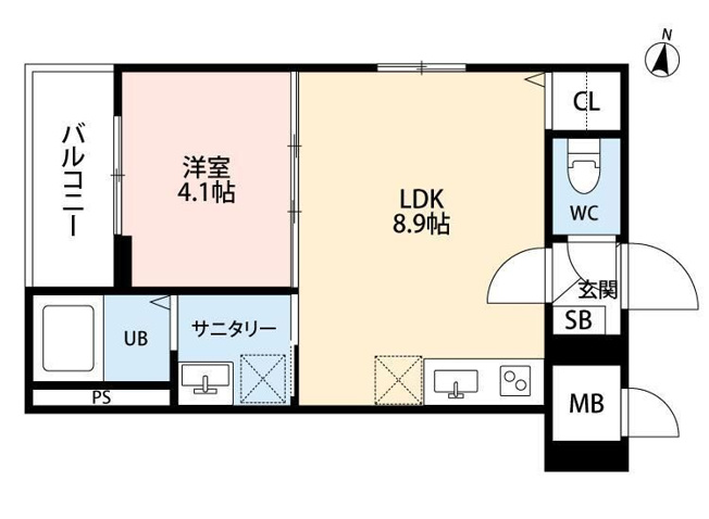 【間取り】 | アビタシオン北野田