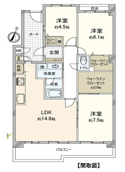 【間取り】 | アーベイン川越新宿キッズコート