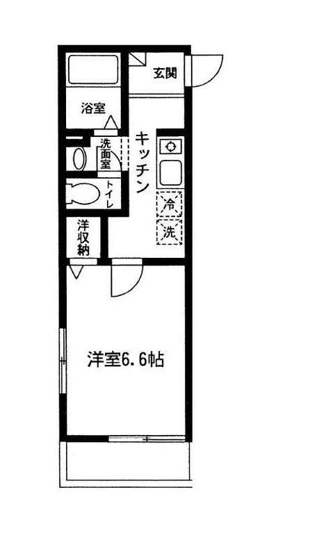 カーサポトロの間取り|間取りです。