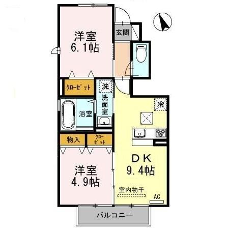 エルミタージュの間取り