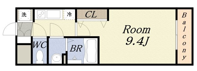 【間取り】 | アドバンス大阪ベイパレス