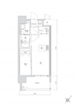 新品家具付きマンション博多駅南6B(KaGood福岡)の画像