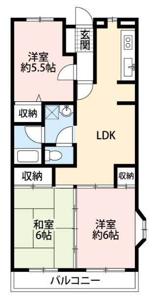 特典：仲介手数料が不要です‼の間取り
