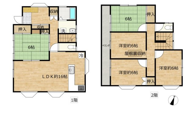 【間取り】 | 日高市原宿　中古戸建