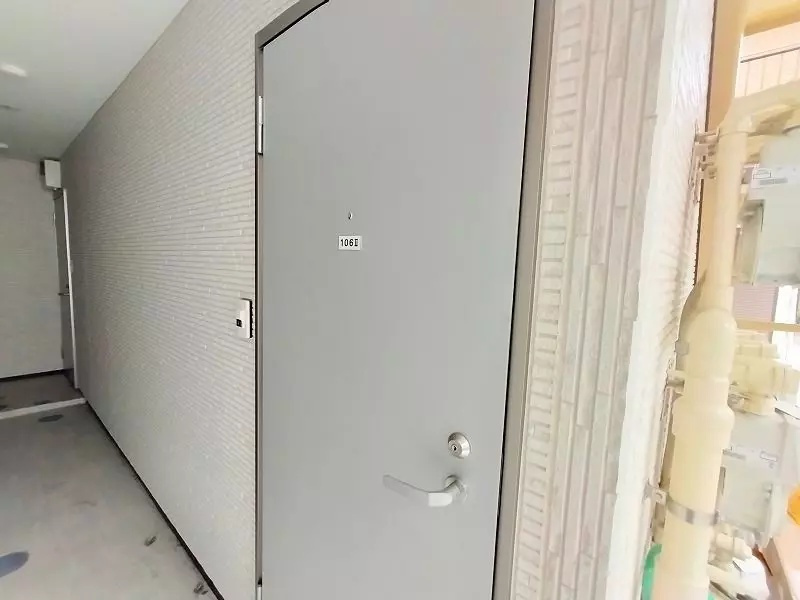 AP109 パレス中川II（亀有）の玄関|毎日通る玄関はこちらです