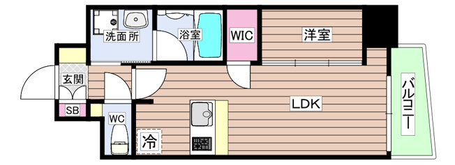 【間取り】 | アーバネックス西天満Ⅱ