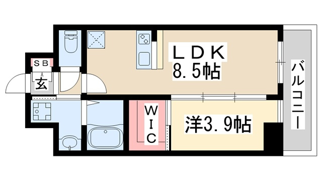 【間取り】 | エステムコート新大阪17ベイス