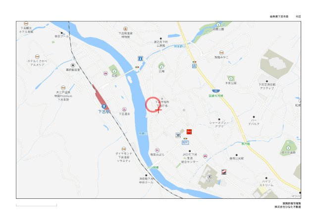 26/10/31NEW　土地　下呂市森　1500万の地図