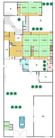 葛城市中戸　中古戸建の間取り