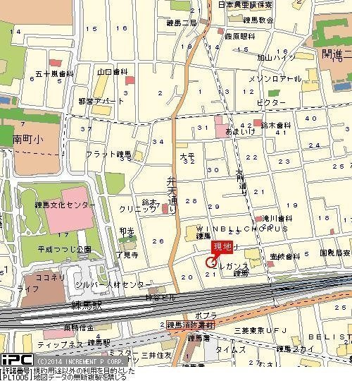 サンテミリオン練馬駅前の地図