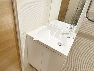【洗面所】 | 自由ヶ丘第３マンション | 独立洗面台です。