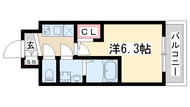 【間取り】 | エステムコート新大阪17ベイス