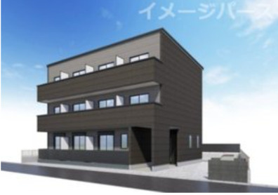 【外観パース】 | (仮称)キャメル梅島2B