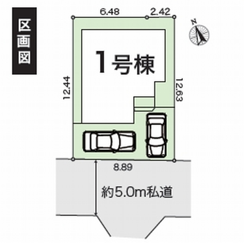 【仲介手数料０円】相模原市南区東大沼6期　新築一戸建ての区画図|相模原市南区東大沼6期　新築一戸建て