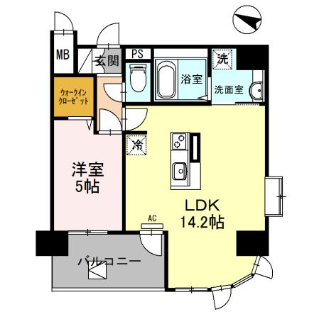 新神戸Vitaの間取り