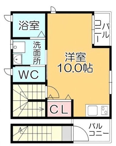 久留米上津町新築APの間取り