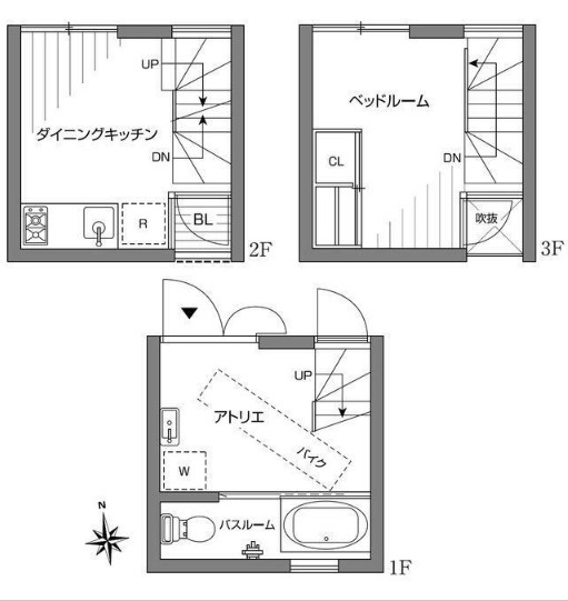 石双居の間取り
