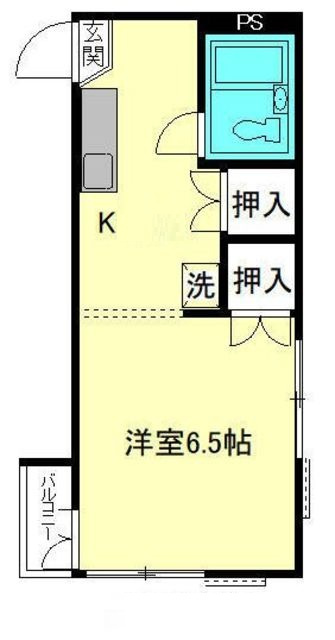 四季ハイツの間取り|間取りです。