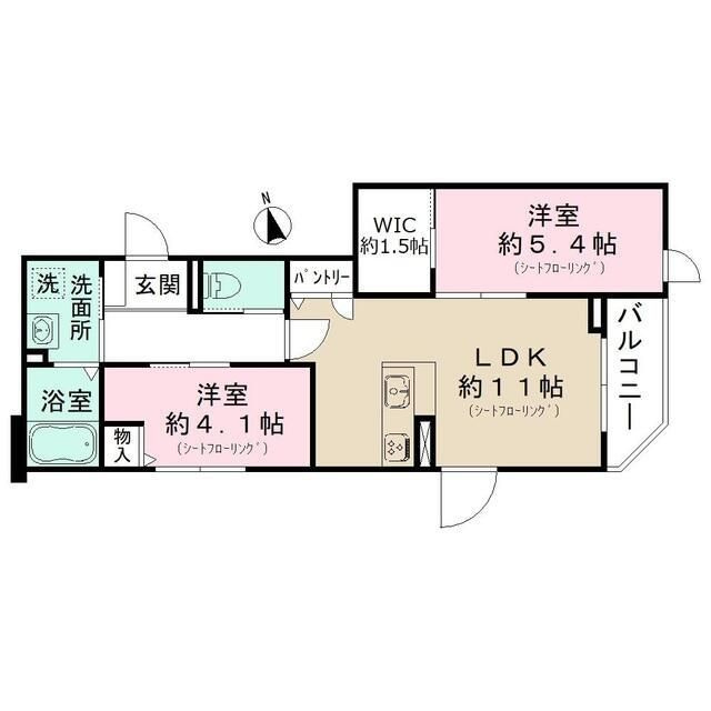 シグネチャーポイントの間取り