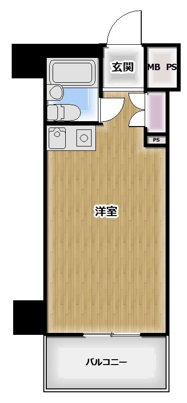 ライオンズマンション伊勢佐木町西の間取り