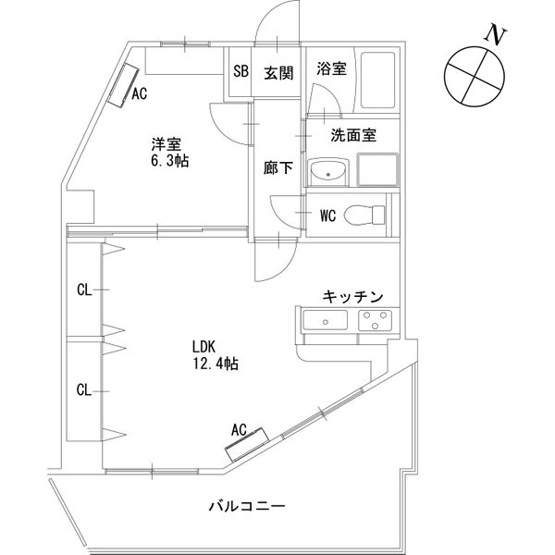 【間取り】 | ハイブリッジマンション61
