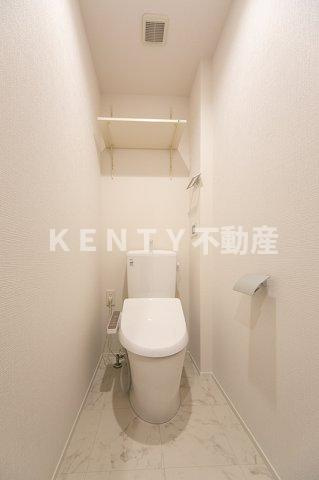 【トイレ】 | ＨＩＬＬ　ＴＯＰ　ＲＥＳＩＤＥＮＣＥ　ＯＳＡＫＩ | 落ち着いたトイレです