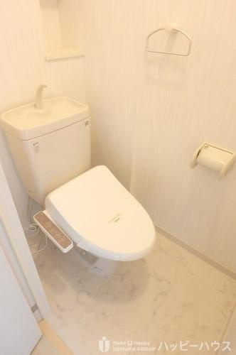 春日市春日原北町５丁目の賃貸マンションのトイレ