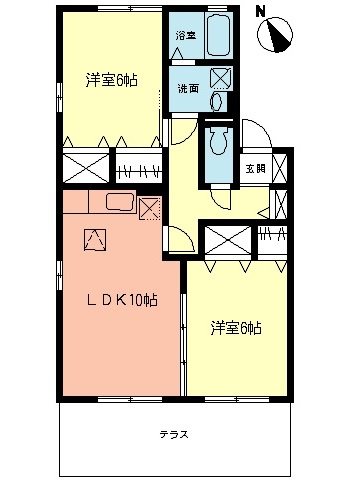 ルナハイツの間取り
