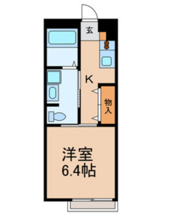 レインボー　仲介手数料（賃料の1.10ヵ月）の50％OFF対象物件！の間取り