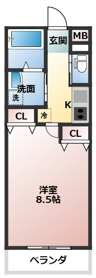 ハートフル岡場northの間取り