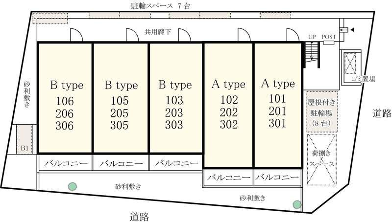 リブリ・MILOの区画図