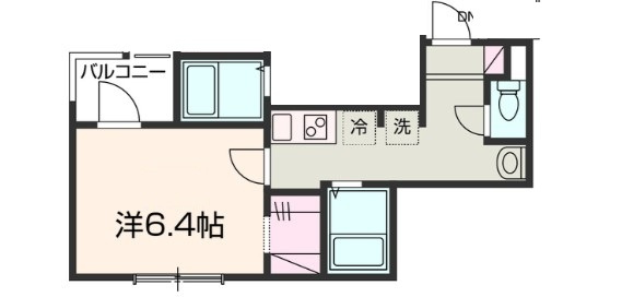 MELDIA大宮桜木町Ⅰの間取り
