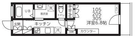 ＢａｕｍＲｏｏｍ美園の間取り