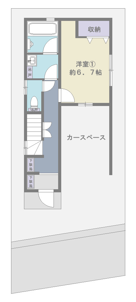 相模原市緑区下九沢中古戸建の間取り