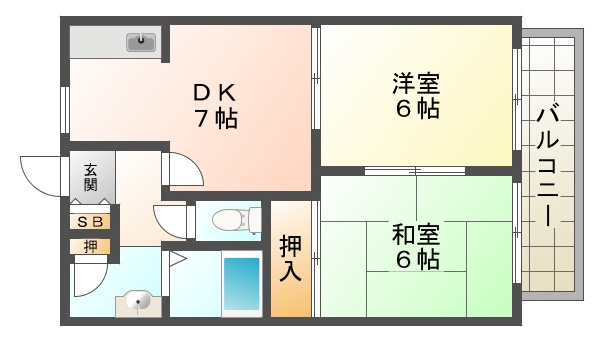 セフィラ宮本の間取り