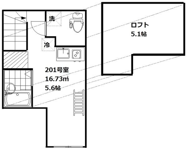 【間取り】 | インベスト南大井Ⅱ