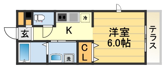 ベルリード西山天王山の間取り
