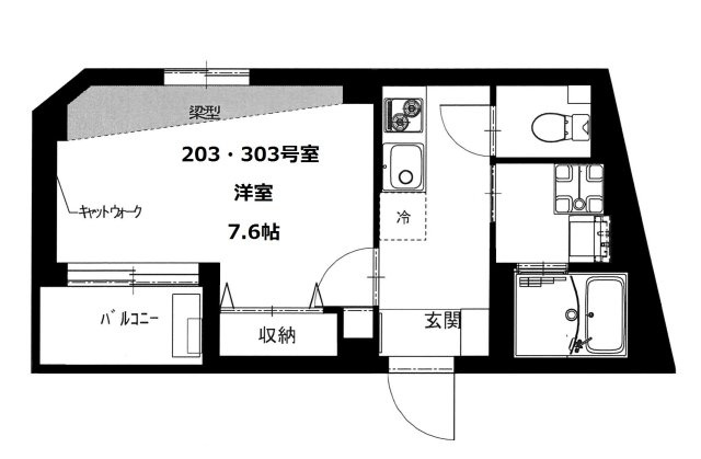 【間取り】 | b’CASA Hikihune | 「b’CASA Hikihune」