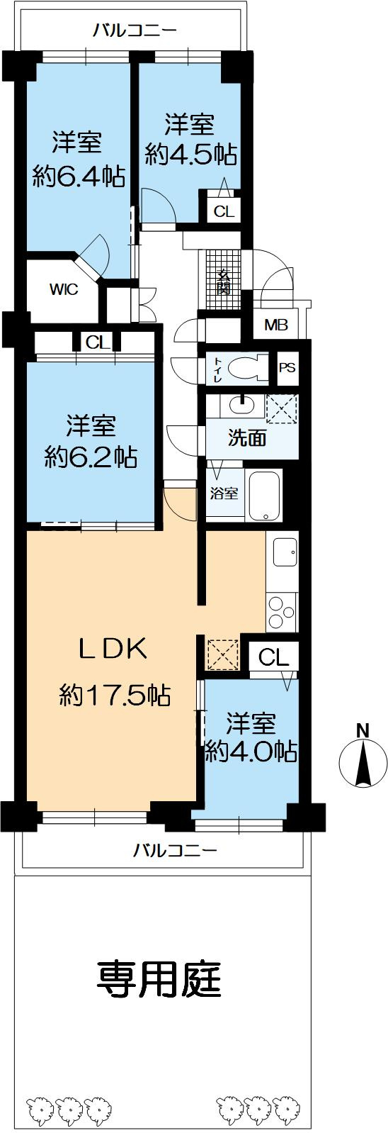 ルネ芦屋の間取り