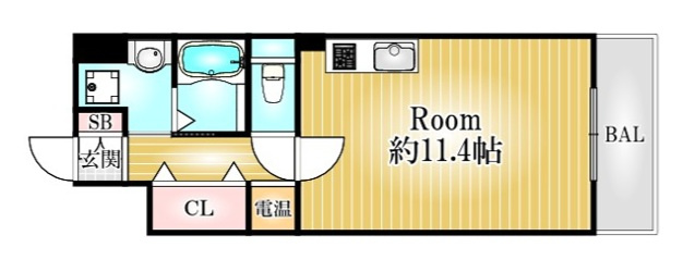 シンプルライフ元町の間取り