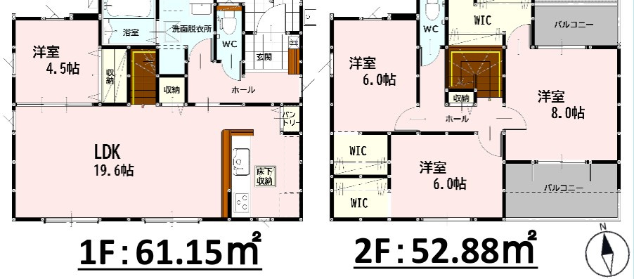 仲介手数料不要　新築 南区富合町南田尻 8号棟 4LDK 宇土駅徒歩9分