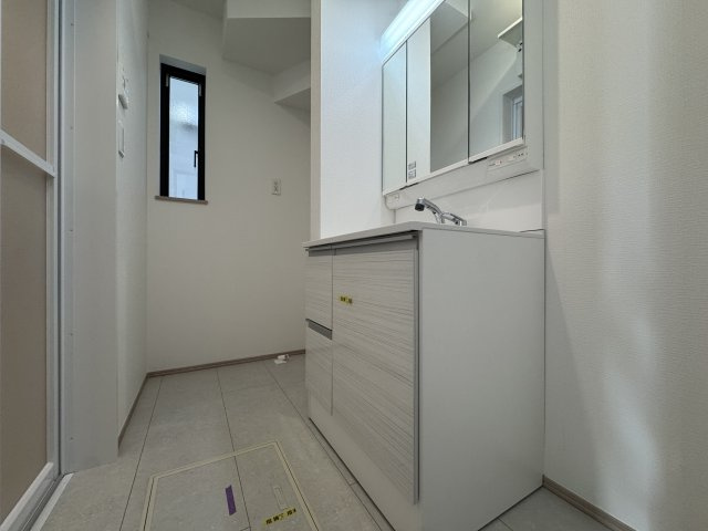 明石市東朝霧丘新築戸建の脱衣所