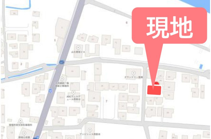 仲介手数料不要　新築 南区薄場1丁目 1号棟 4LDK 薄場町バス停徒歩3分の地図|案内図