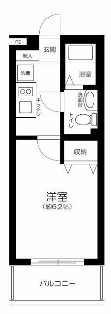 プログレス洗足池の間取り|間取りです。