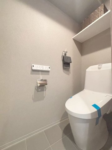 「防音マンション」DUO FLATS 東品川のトイレ|落ち着いたトイレです（※モデルルームの写真です）