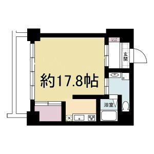箕面市船場東１丁目の店舗事務所の間取り