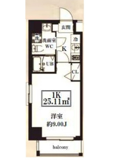 【間取り】 | シャッツクヴェレ浅草橋 | 間取りです。