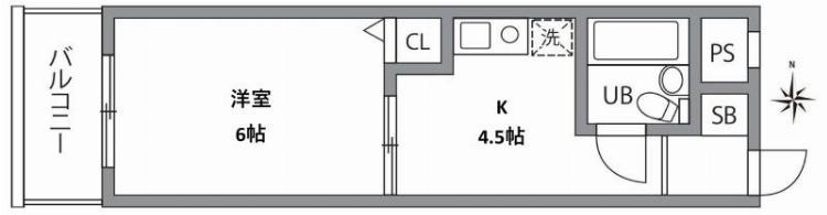 フローラル千歳台の間取り|間取り図