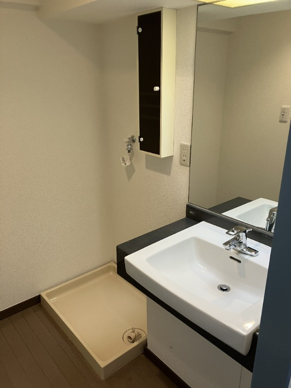 杉並区井草４丁目の賃貸マンションの洗面所|明るい洗面所です