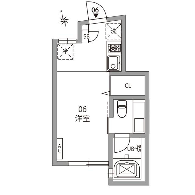 グランエッグス中野坂上の間取り|間取り図